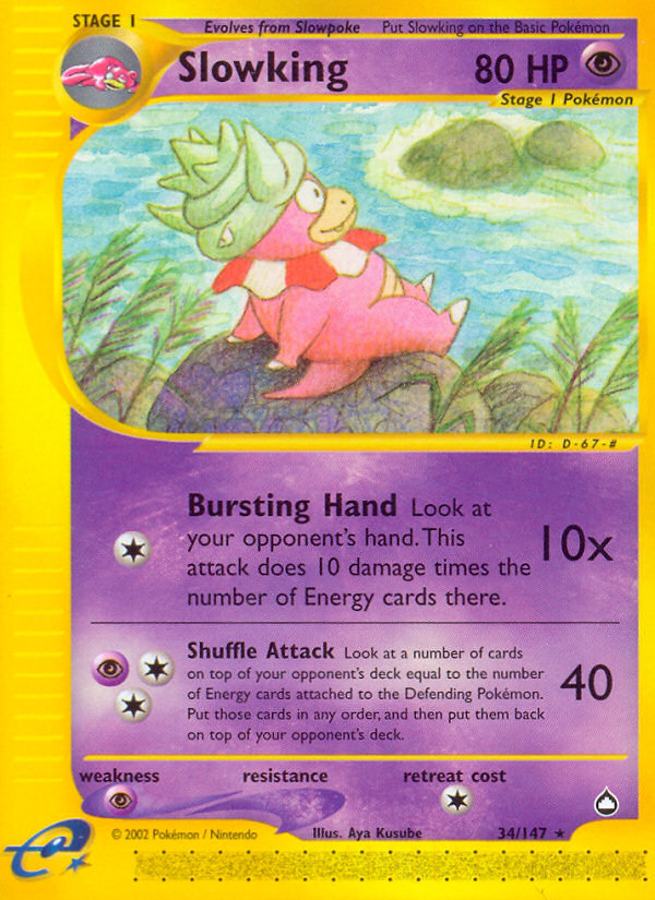 pokemon card slowking Evolutions Master Ball Reverse Holo Slowking, PSA 9 heal 90 damage from that Pokemon Galarian Slowking - SWSH06: Chilling