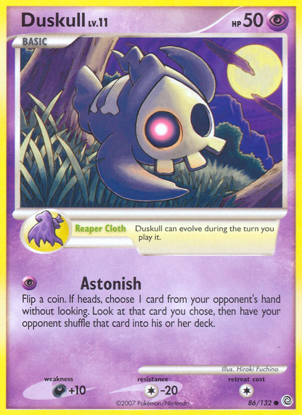 duskull pokemon card price 2006 Pokemon Card Duskull 40 HP 51/100 Non-Holo Regular finish