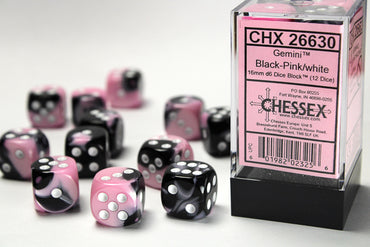 Chessex Set of 12 D6's 16mm