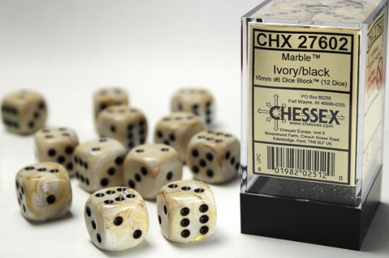 Chessex Set of 12 D6's 16mm