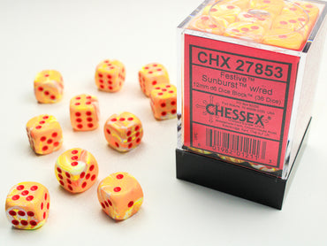 Chessex Set of 36 D6's 12mm