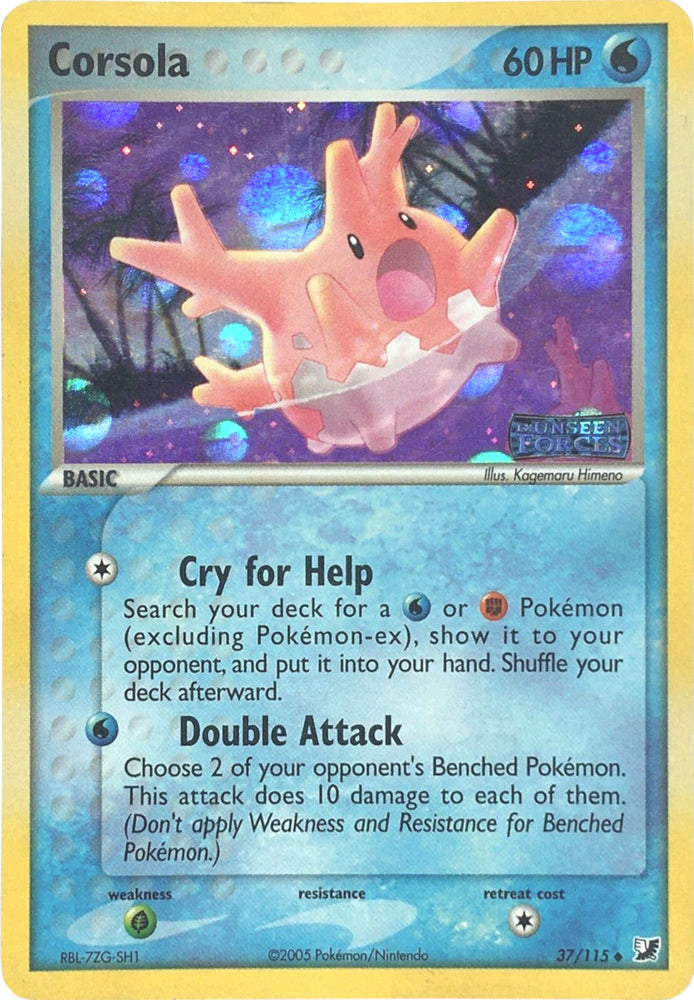 pokemon card corsola Neo Discovery Listed cards may have imperfections. Corsola (37/115) (Stamped) [EX: Unseen