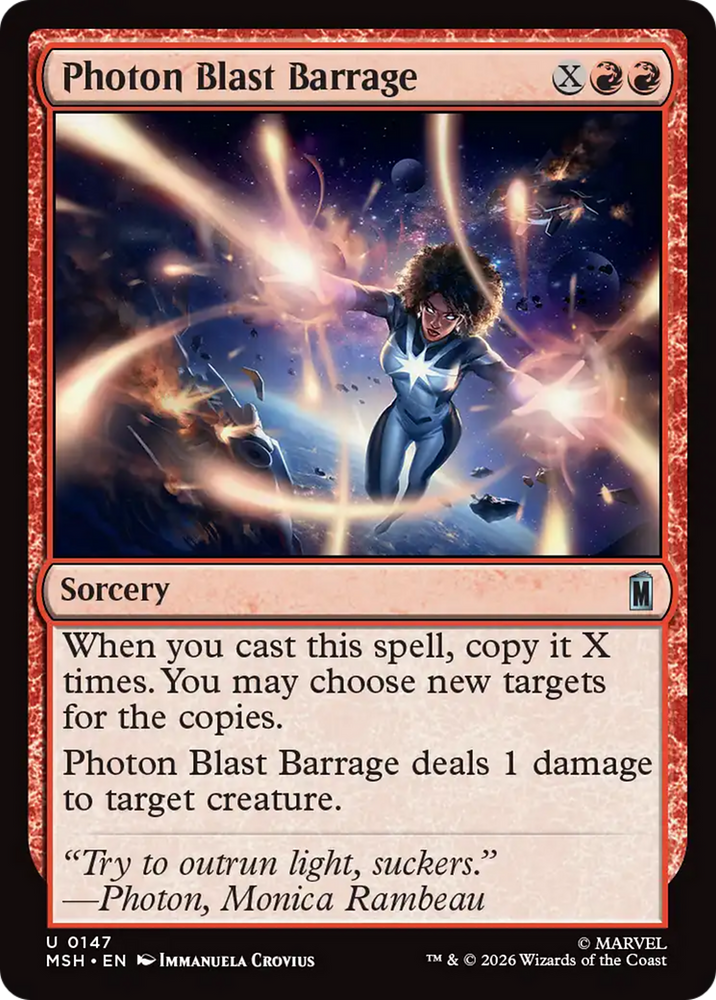 Photon Blast Barrage [Marvel Super Heroes]