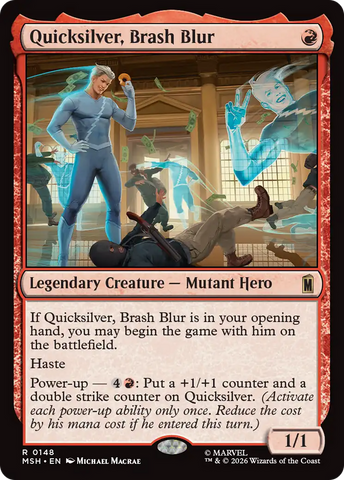 Quicksilver, Brash Blur [Marvel Super Heroes]