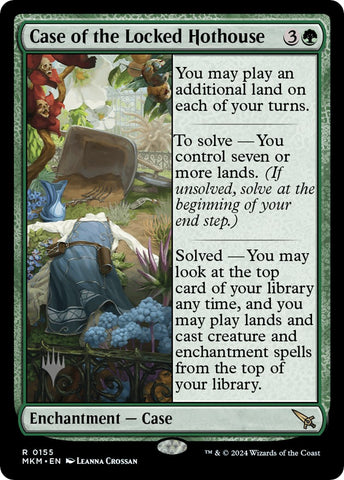 Case of the Locked Hothouse (Promo Pack) [Murders at Karlov Manor Promos]