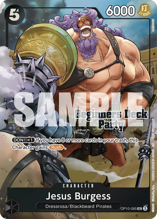 Jesus Burgess (ST-23 - ST-28 Beginners Deck Party) [Winner] [One Piece Promotion Cards]