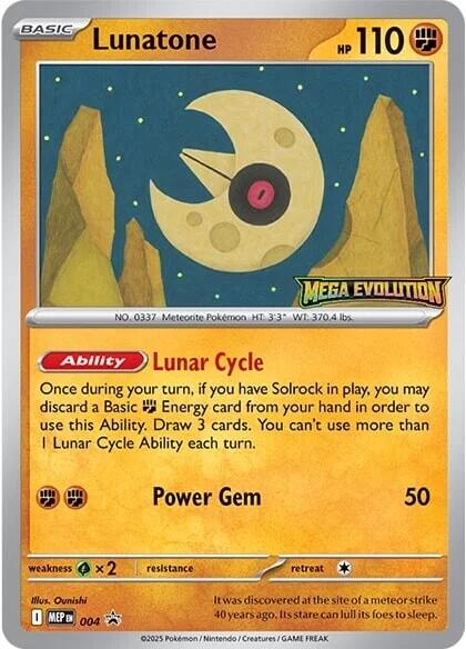 Lunatone (004) [Mega Evolution Promo]