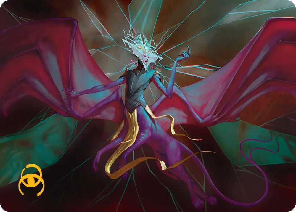 Ingris Stingerquill Art Card (Gold-Stamped Signature) [Reality Fracture Art Series]