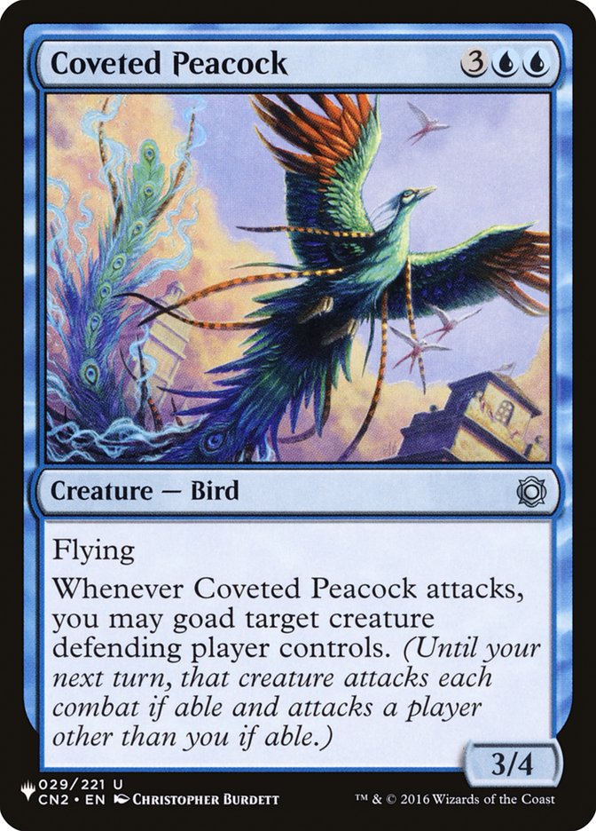 Coveted Peacock [The List]