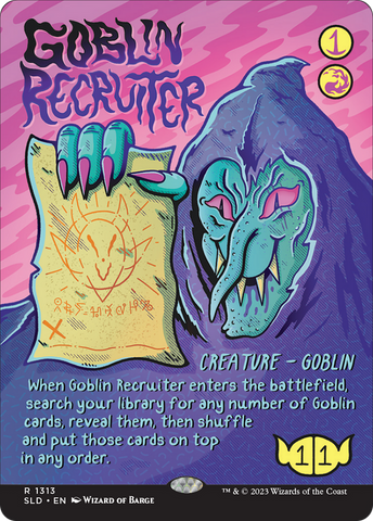 Goblin Recruiter (Rainbow Foil) [Secret Lair Drop Series]