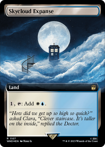 Skycloud Expanse (Extended Art) (Surge Foil) [Doctor Who]