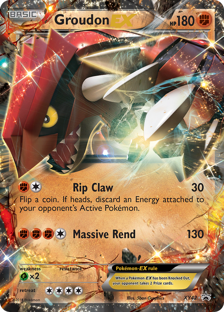 groudon ex pokemon card Primal #86 EXTENDED ART Raycardza When a Pokmon Pokemon Primal Clash Groudon-EX #85