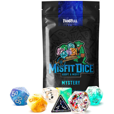 Mystery Misfit Resin Polyhedral Dice Set
