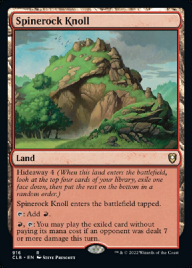 Spinerock Knoll [Commander Legends: Battle for Baldur's Gate]
