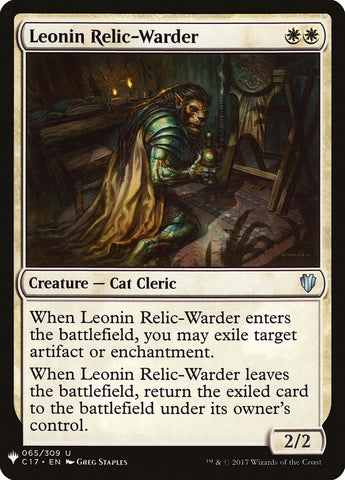 Leonin Relic-Warder [Mystery Booster]