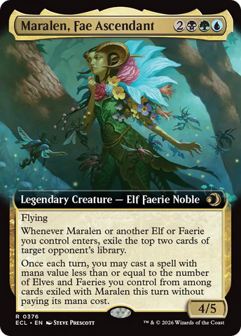 Maralen, Fae Ascendant (Extended Art) [Lorwyn Eclipsed]