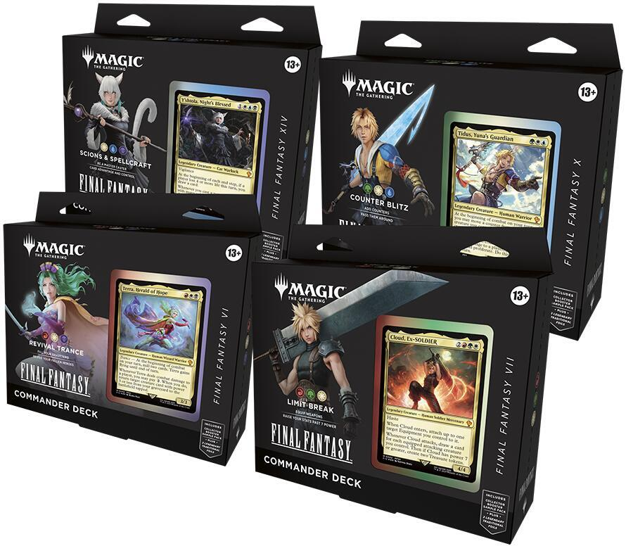 Final Fantasy Commander Deck Display
