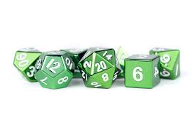 MDG Metal Dice Set of 7