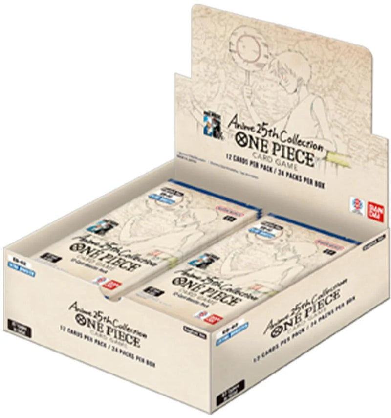 新品ワンピースanime 25th collection 6Box テープ付き ONE PIECEカードゲーム Anime 25th collection テープ付き BOX