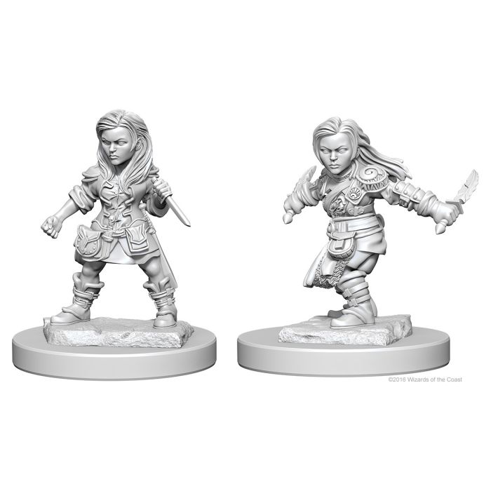 Nolzur's Marvelous Miniatures: Halfling Rogue (Unpainted)
