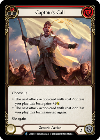 Captain's Call (Red) [U-MON260-RF] Unlimited Rainbow Foil