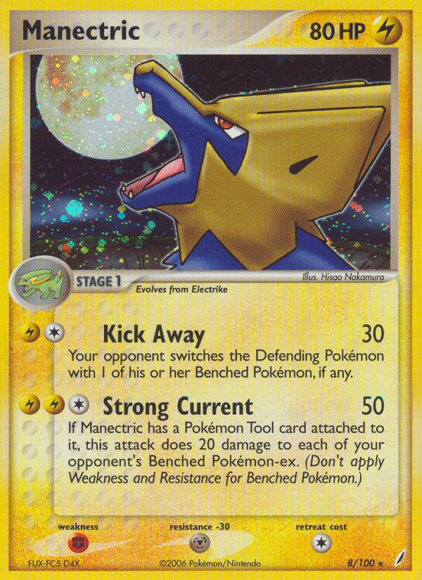 manectric pokemon card - Mega ex - 158/132 - ME01: Mega Evolution (MEG) - Ultra Rare - Full Art Pokmon Hit Points120 HP Form Manectric - XY - Primal