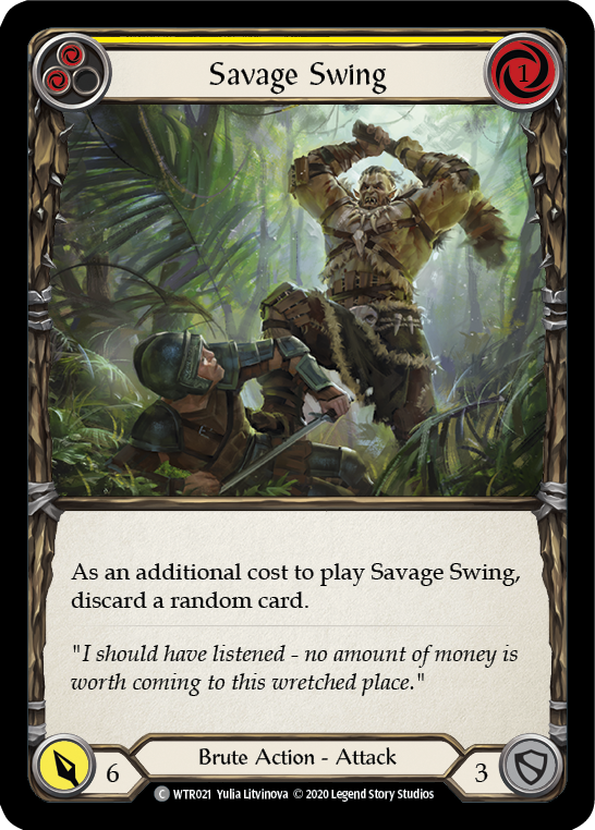 Savage Swing (Yellow) [U-WTR021] Unlimited Normal
