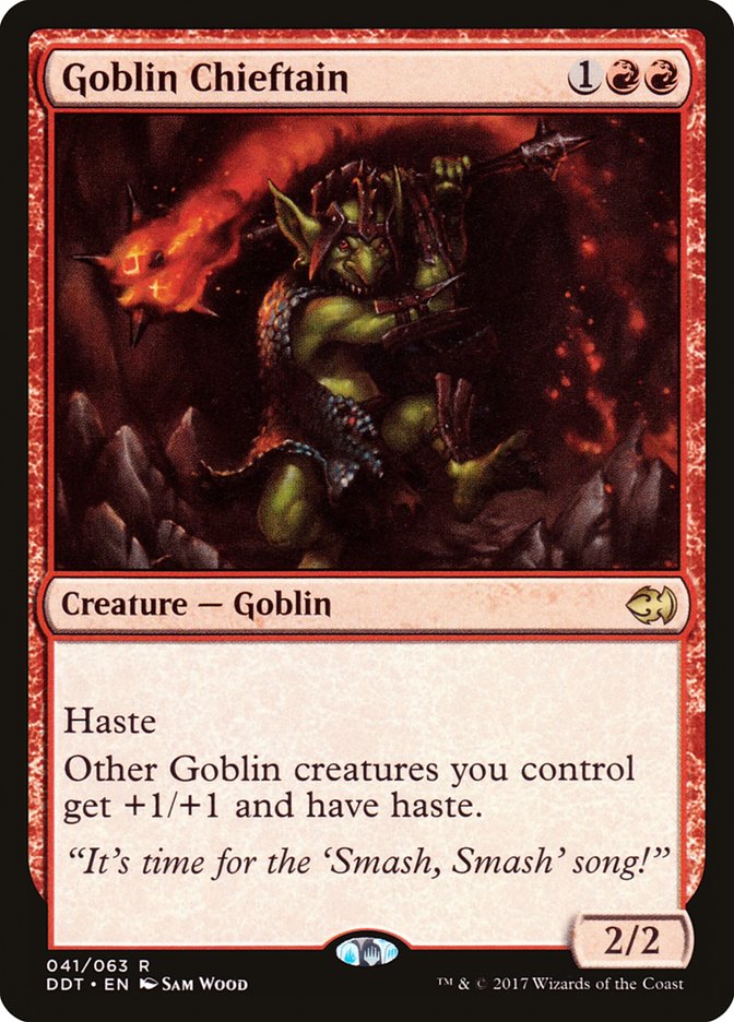 Goblin Chieftain [Duel Decks: Merfolk vs. Goblins]