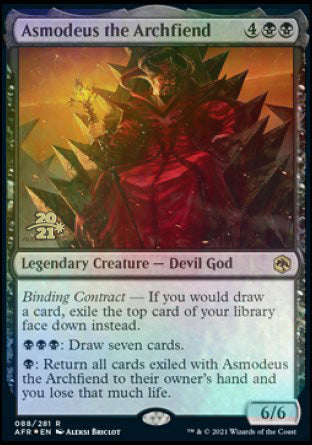 Asmodeus the Archfiend [Dungeons & Dragons: Adventures in the Forgotten Realms Prerelease Promos]