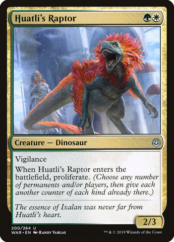 Huatli's Raptor [War of the Spark]