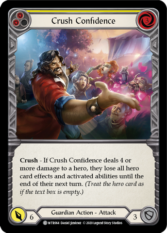 Crush Confidence (Yellow) [U-WTR064] Unlimited Rainbow Foil