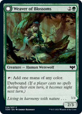 Weaver of Blossoms // Blossom-Clad Werewolf [Innistrad: Crimson Vow]