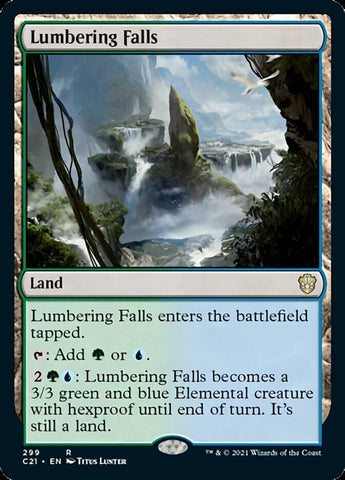 Lumbering Falls [Commander 2021]