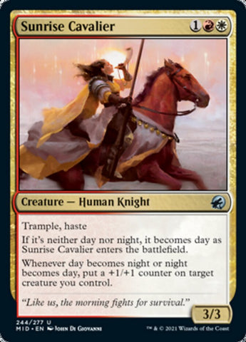 Sunrise Cavalier [Innistrad: Midnight Hunt]