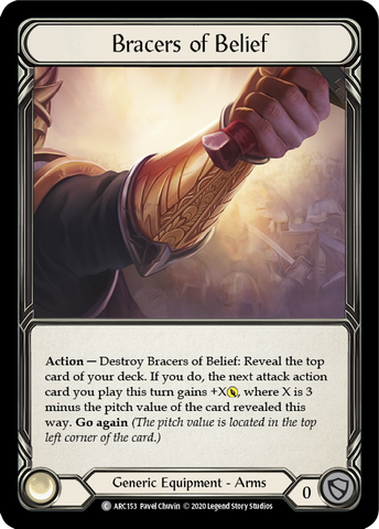 Bracers of Belief [U-ARC153] Unlimited Rainbow Foil