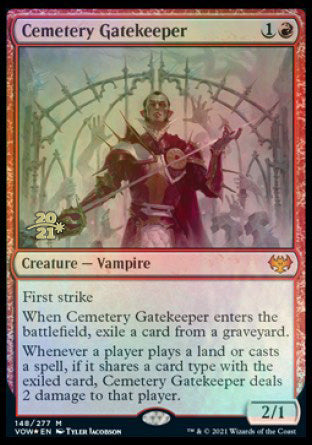 Cemetery Gatekeeper [Innistrad: Crimson Vow Prerelease Promos]