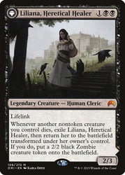 Liliana, Heretical Healer // Liliana, Defiant Necromancer [Magic Origins]