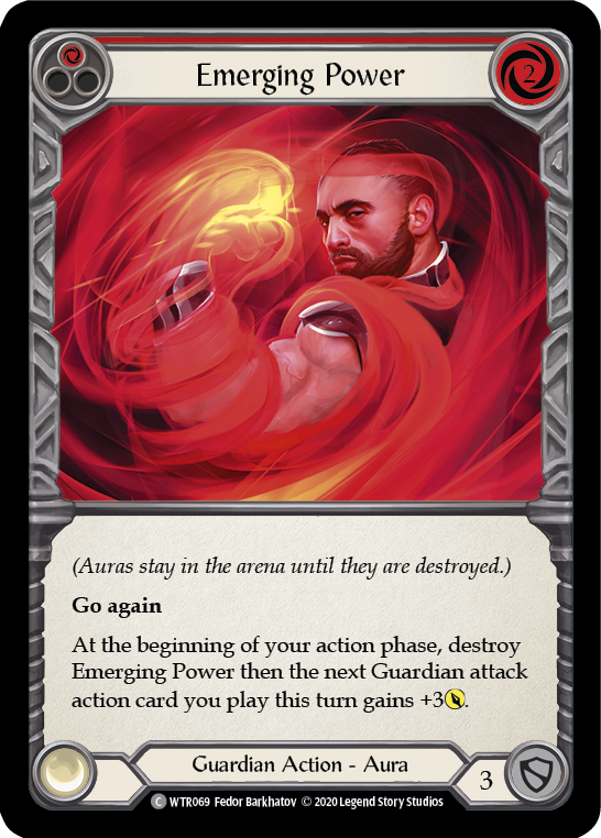 Emerging Power (Red) [U-WTR069] Unlimited Rainbow Foil