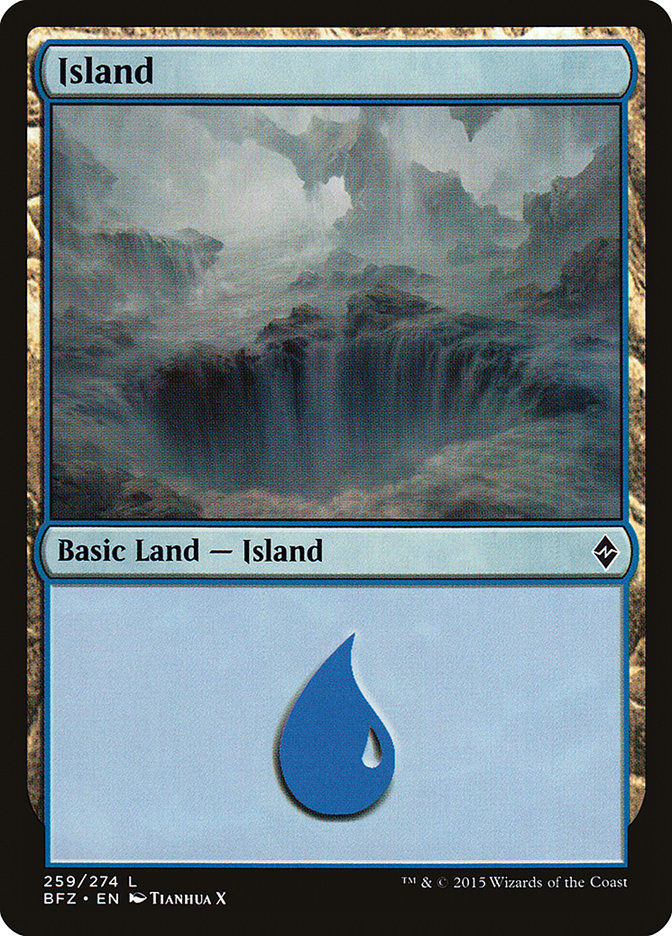Island (259a) [Battle for Zendikar]