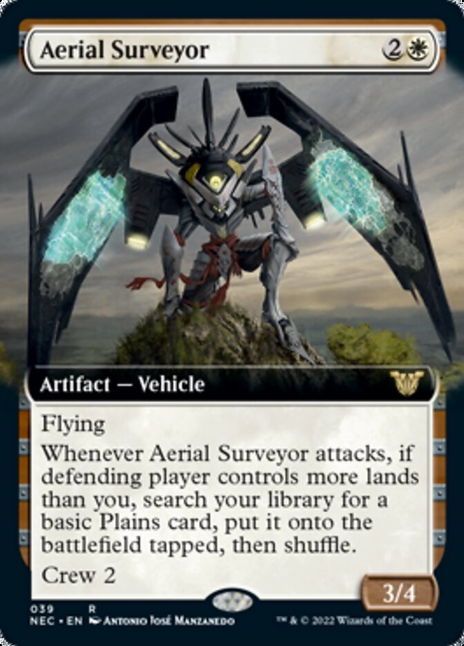 Aerial Surveyor (Extended Art) [Kamigawa: Neon Dynasty Commander]