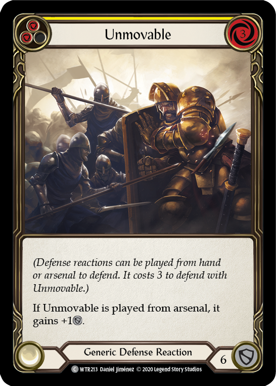 Unmovable (Yellow) [U-WTR213] Unlimited Normal