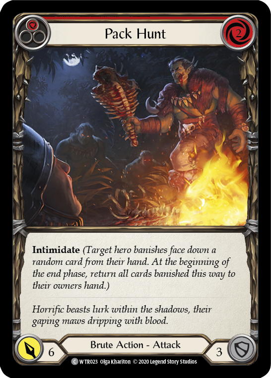 Pack Hunt (Red) [U-WTR023] Unlimited Rainbow Foil