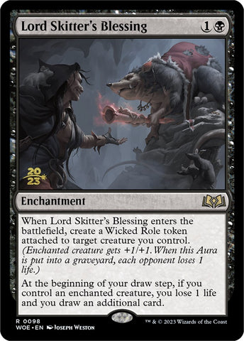Lord Skitter's Blessing [Wilds of Eldraine Prerelease Promos]