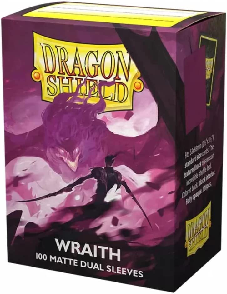 Dragon Shields (100) Matte Dual Lightning - Game Night Games