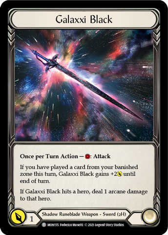 Chane // Galaxxi Black [MON154 // MON155] 1st Edition Normal