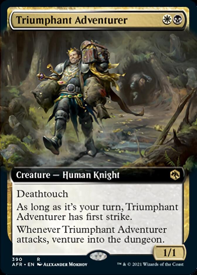 Triumphant Adventurer (Extended Art) [Dungeons & Dragons: Adventures in the Forgotten Realms]