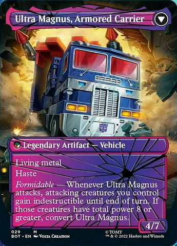 Ultra Magnus, Tactician // Ultra Magnus, Armored Carrier (Shattered Glass) [Universes Beyond: Transformers]