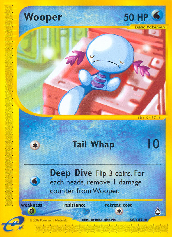 pokemon wooper card style setup or your main portfolio Paldean Wooper 129/193 NM /