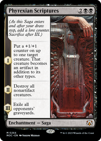 Phyrexian Scriptures [March of the Machine Commander]