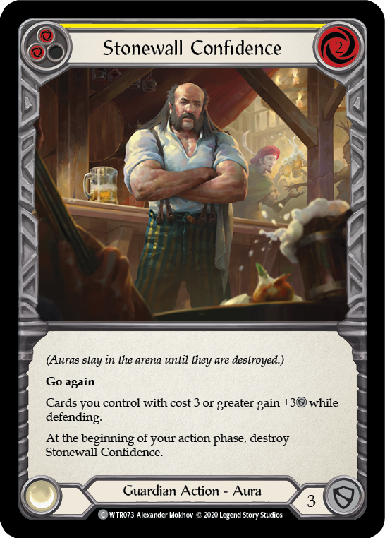 Stonewall Confidence (Yellow) [U-WTR073] Unlimited Normal